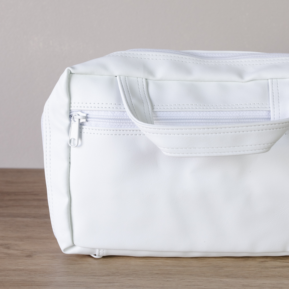 Large Scripture Case - White Simulated Leather - PCM-STL25WH