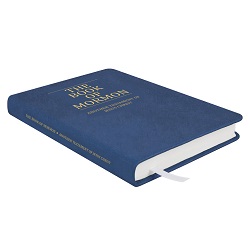 Hand-Bound Leather Book of Mormon - Medium Blue blue lds scriptures, custom lds scriptures, blue lds scripture, blue Book of Mormon,color Book of Mormon scriptures,blue Book of Mormon scriptures