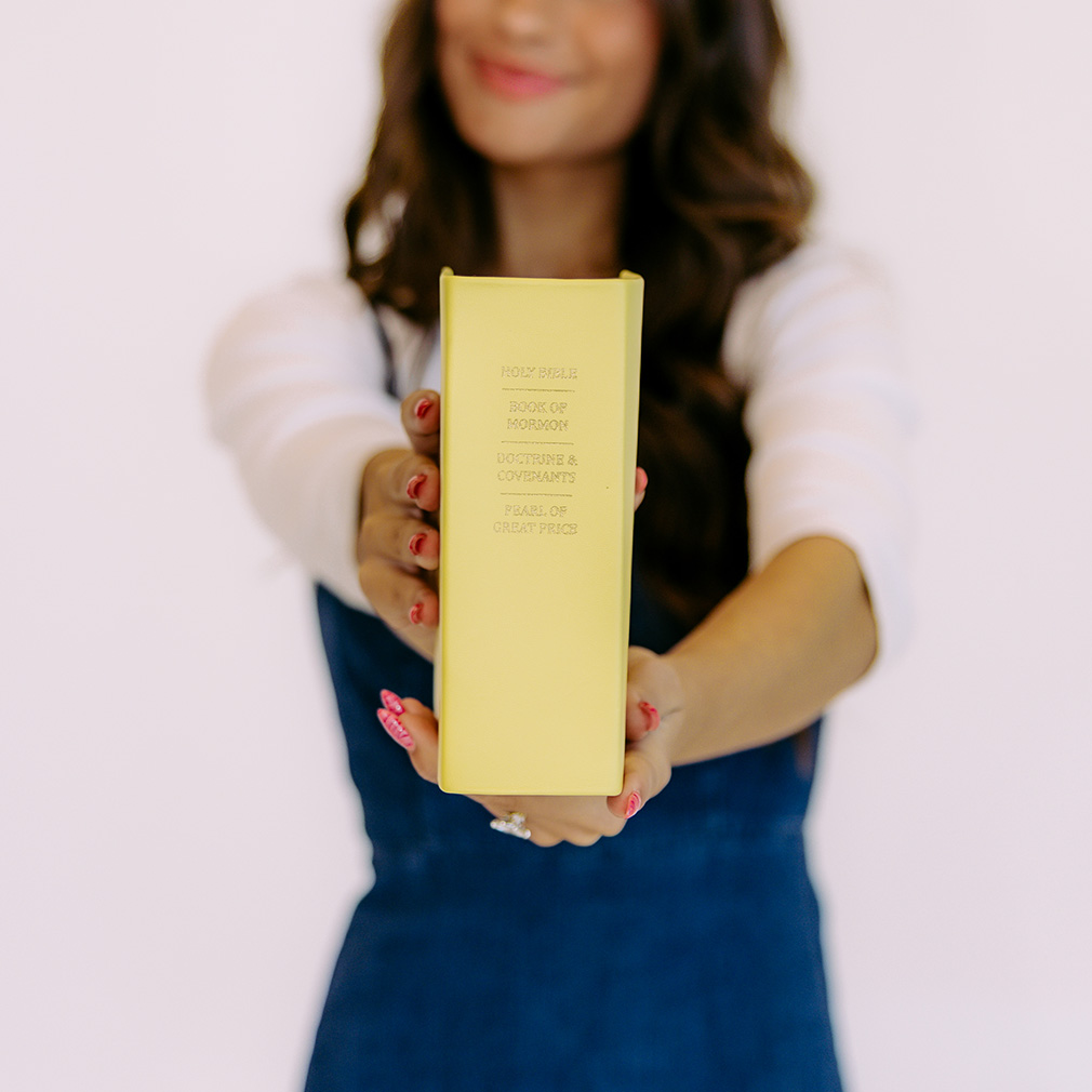 Hand-Bound Genuine Leather Quad - Yellow Collection - LDP-HB-RQ-YELC