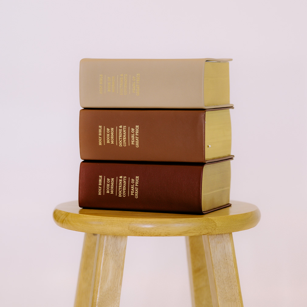 Hand-Bound Genuine Leather Quad - Brown Collection - LDP-HB-RQ-BROC