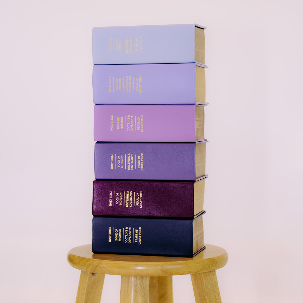 Hand-Bound Genuine Leather Quad - The Purple Collection - LDP-HB-RQ-PURC