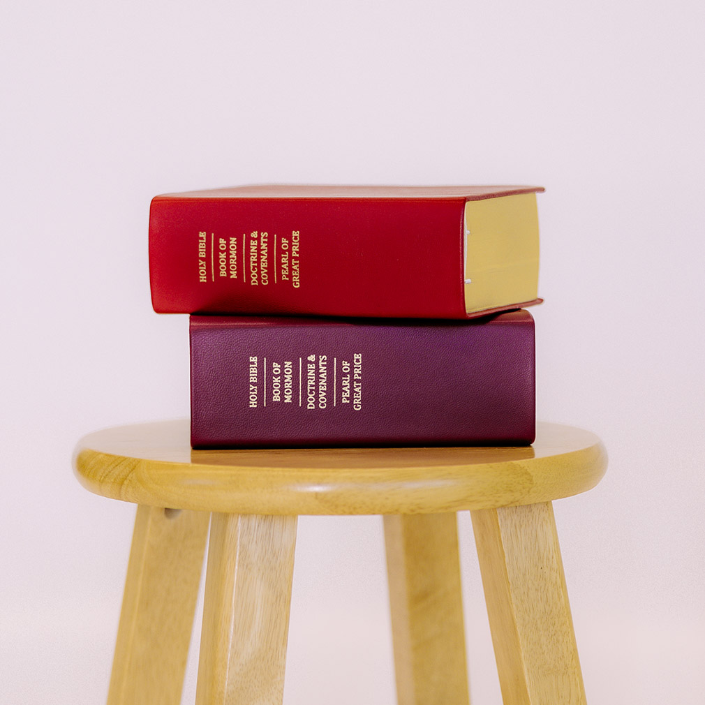 Hand-Bound Genuine Leather Quad - Red Collection - LDP-HB-RQ-REDC