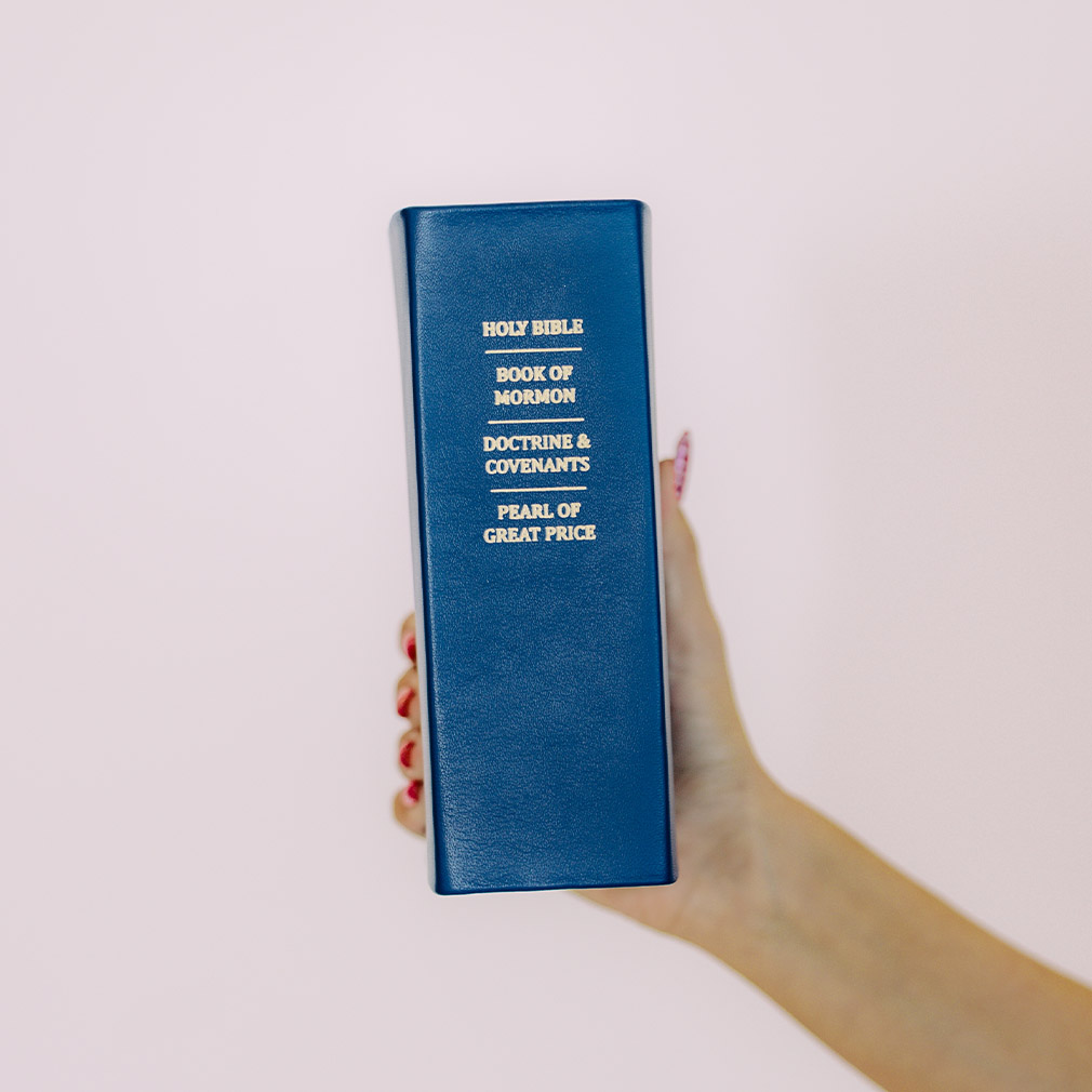 Hand-Bound Genuine Leather Quad - Blue Collection - LDP-HB-RQ-BLUC