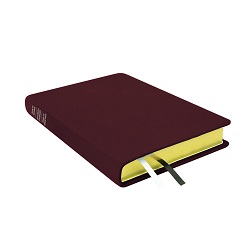 Large Hand-Bound Genuine Leather Triple - Burgundy red lds scriptures, custom lds scriptures, red lds scripture, red triple combination,color triple combination scriptures,red triple combination scriptures, burgundy lds scriptures