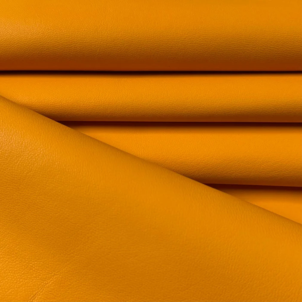 Hand-Bound Genuine Leather Quad - Orange Collection - LDP-HB-RQ-ORAC
