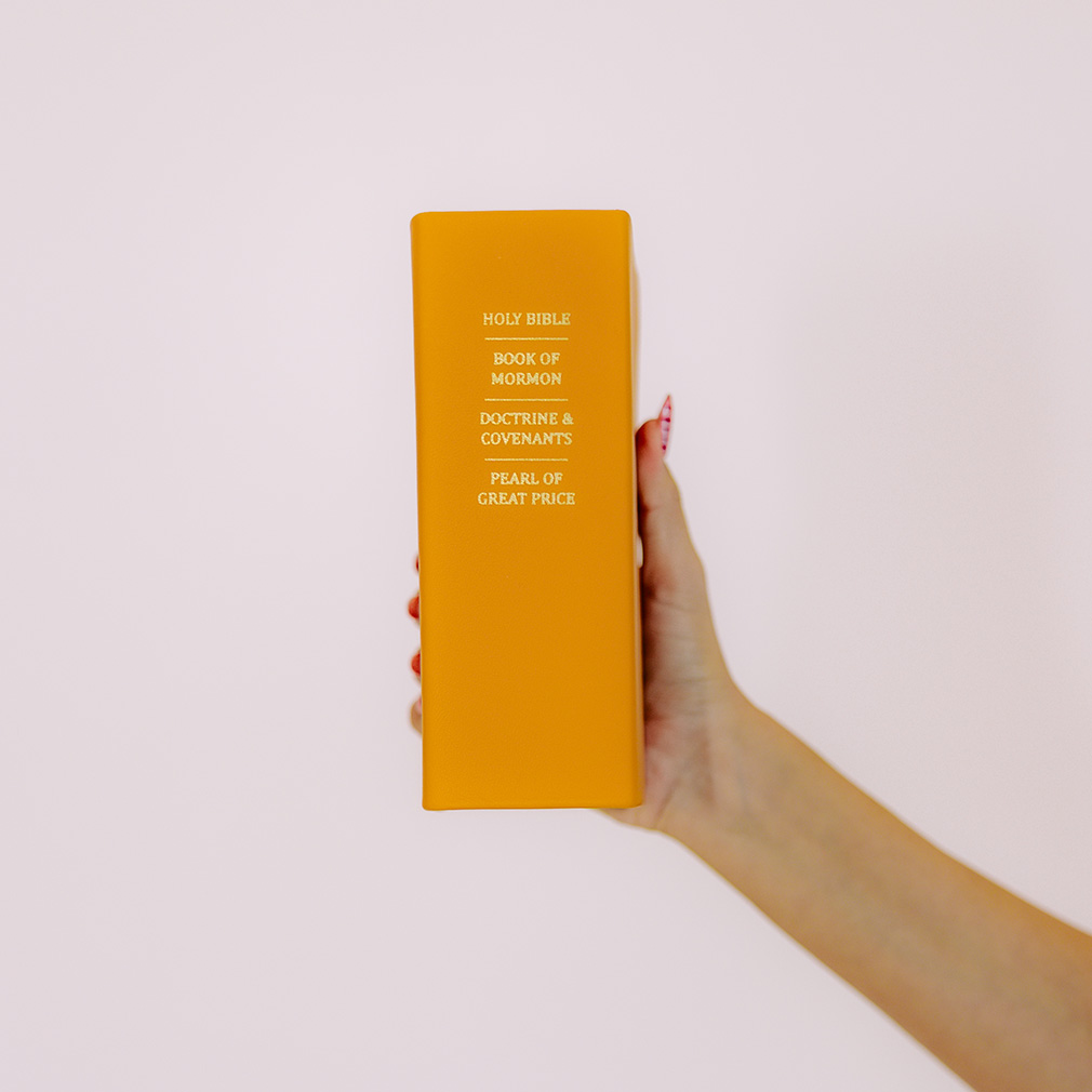 Hand-Bound Genuine Leather Quad - Orange Collection - LDP-HB-RQ-ORAC