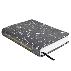 Hand-Bound Genuine Leather Book of Mormon - Zodiac Constellations pattern scriptures, patterned scriptures, lds scriptures, scriptures, constellation, constellation scriptures, star, stars, constellations, star scriptures, starry, starry scriptures
