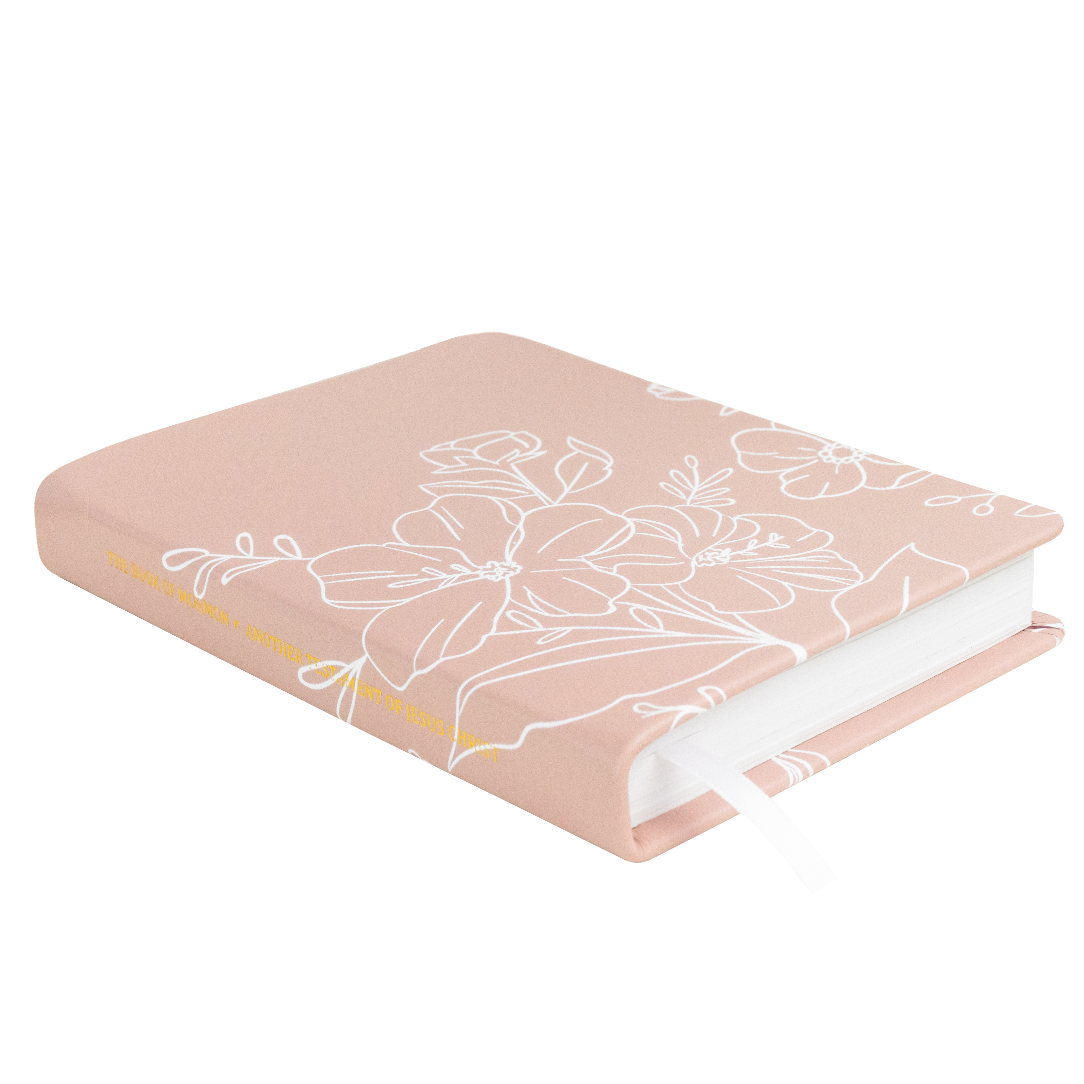 Hand-Bound Genuine Leather Book of Mormon - Wildflower Meadow (29 Colors) - LDP-HB-PBM-WM