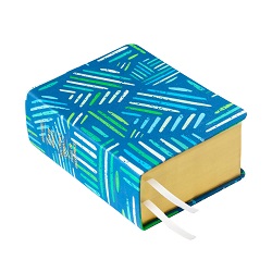 Hand-Bound Genuine Leather Bible - Galapagos galapagos scriptures, galapagos pattern, turtle pattern, turtle scriptures, blue pattern, green pattern, pattern scriptures, patterned scriptures, lds scriptures, scriptures