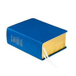 Pre-Made Hand-Bound Genuine Leather Quad - Aqua Blue aqua blue lds scriptures, blue lds scriptures, blue quad, 
