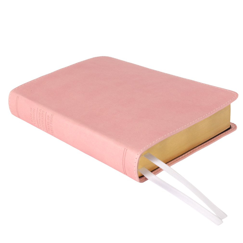 Hand-Bound Simulated Leather Triple - Petal Pink - LDP-HB-RT-PP