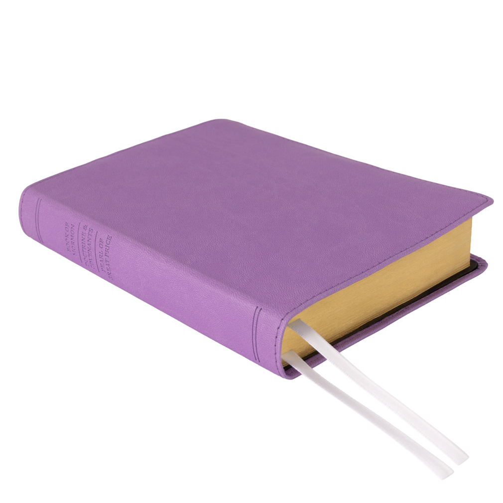Hand-Bound Simulated Leather Triple - Wisteria Purple - LDP-HB-RT-WP