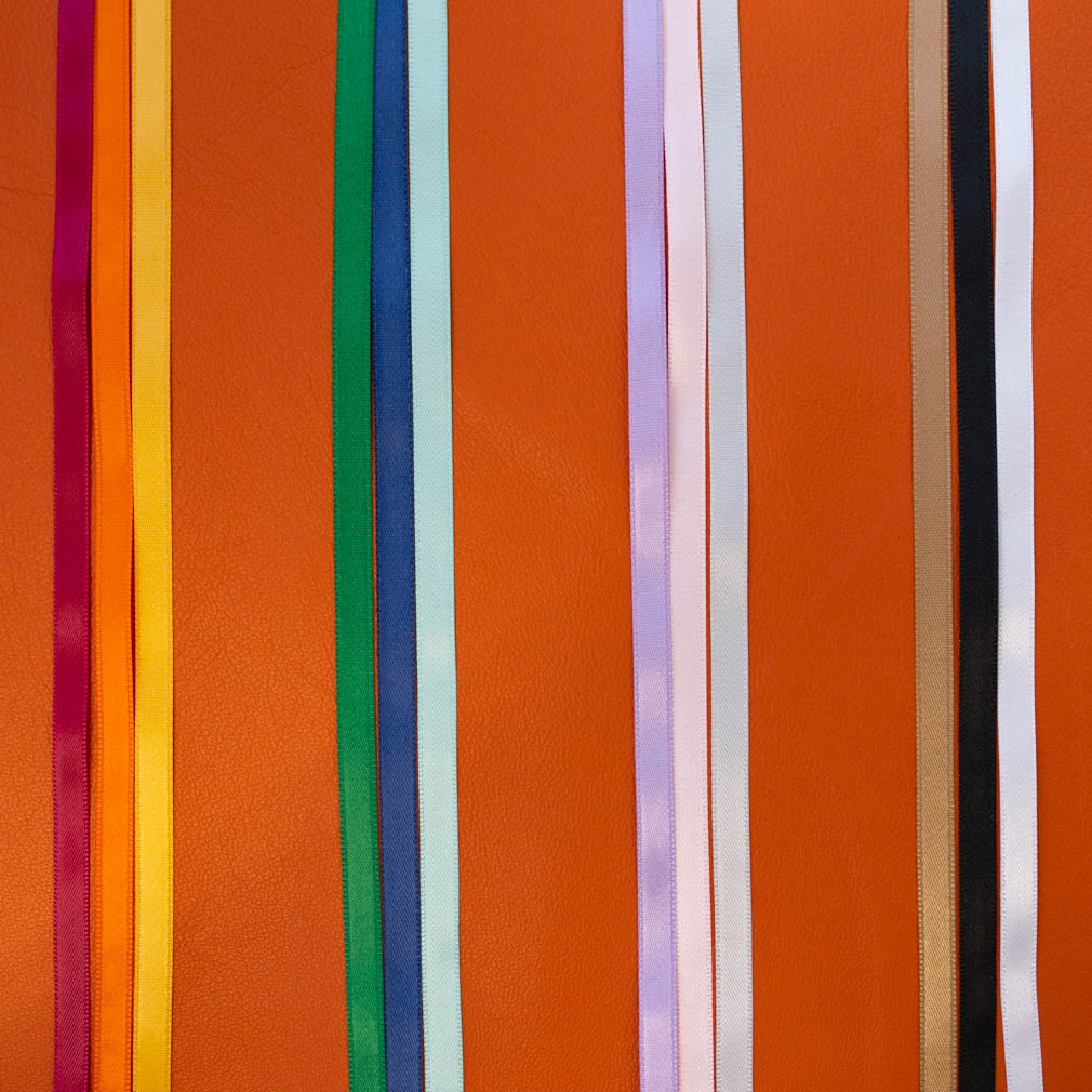 Large Hand-Bound Leather Triple - Marigold Orange - LDP-HB-LT-MGO