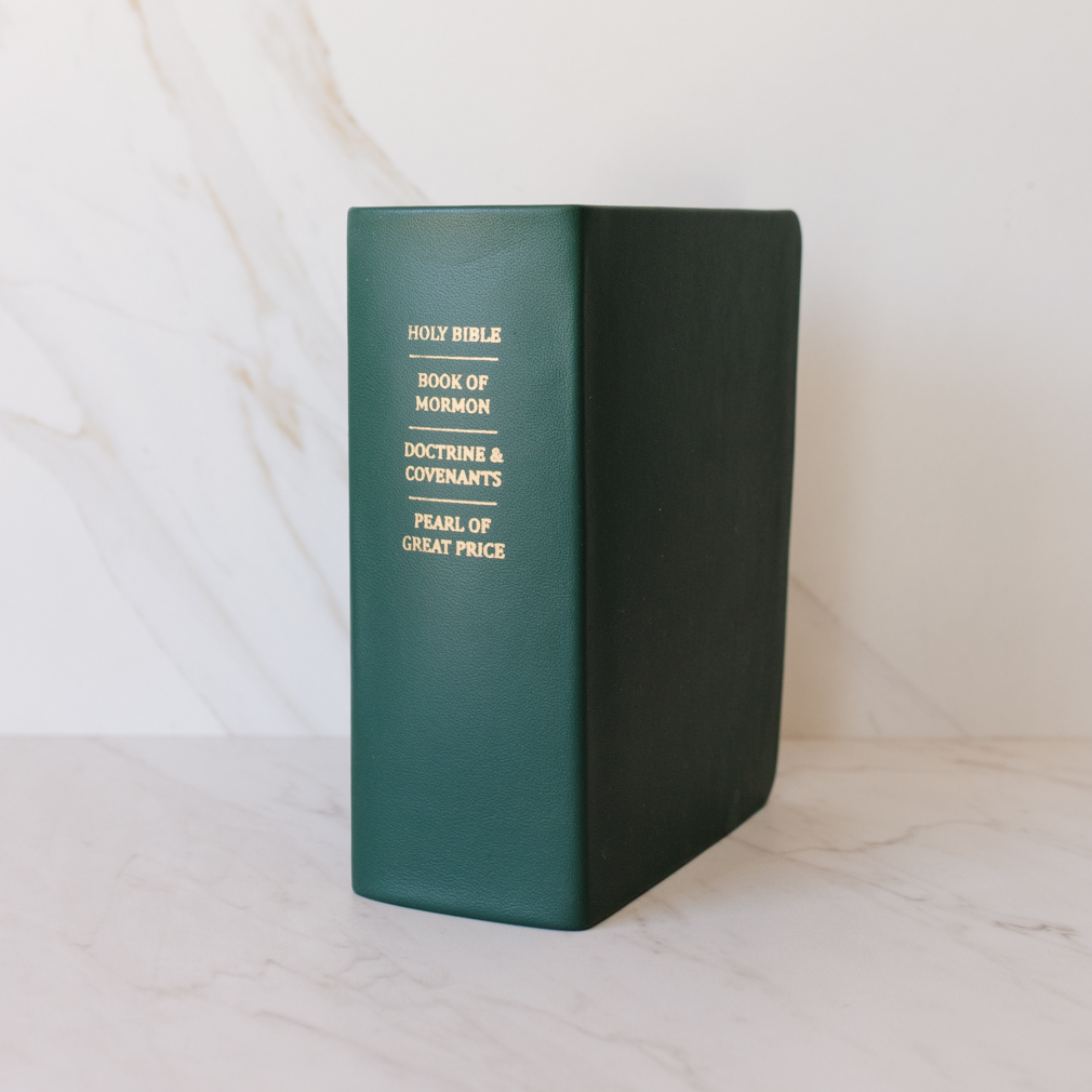 Hand-Bound Genuine Leather Quad - Emerald Green - LDP-HB-RQ-EGN
