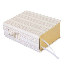 Hand-Bound Genuine Leather Quad - Petal Ribbon