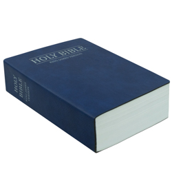 Basic Leatherette Bible - Blue blue lds scriptures, color lds scriptures, blue lds bible, color lds bible