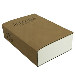 Leatherette Bible - Light Brown