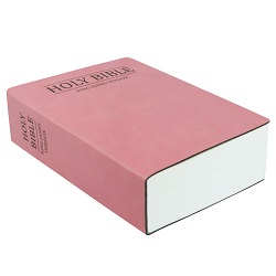 Leatherette Bible - Pink