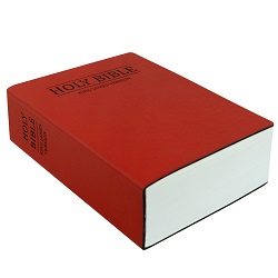 Leatherette Bible - Red
