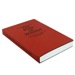 Leatherette Book of Mormon - Red