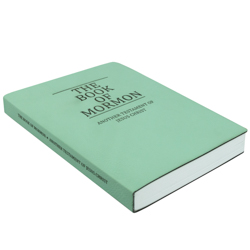 Leatherette Book of Mormon - Teal - LDP-LSC-BOM-B-TEAL