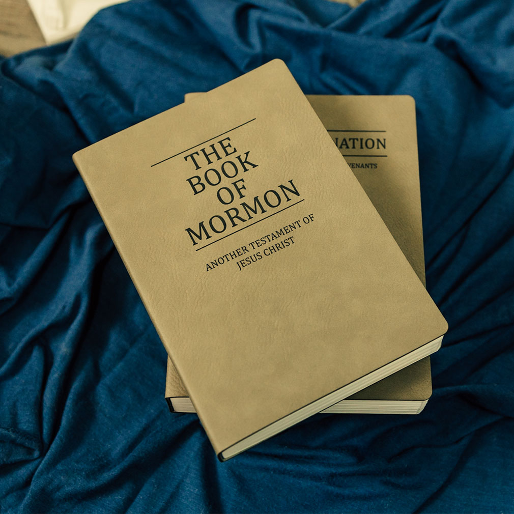 Basic Leatherette Book of Mormon - Light Brown - LDP-LSC-BOM-B-LBR