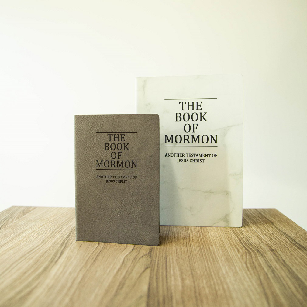 Leatherette Pocket Book of Mormon - Gray - LDP-LSC-PBOM-B-GRY