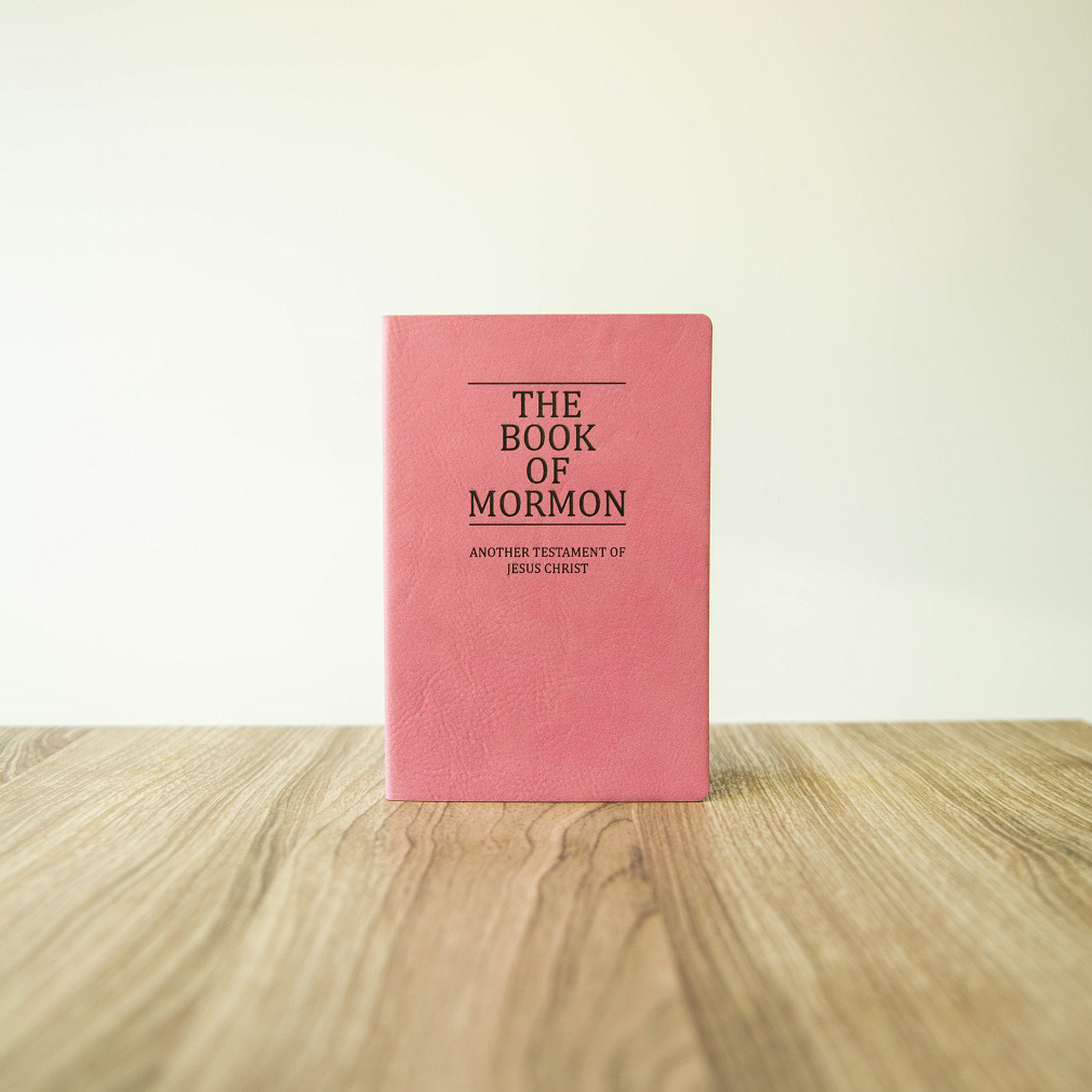 Leatherette Pocket Book of Mormon - Pink - LDP-LSC-PBOM-B-PINK