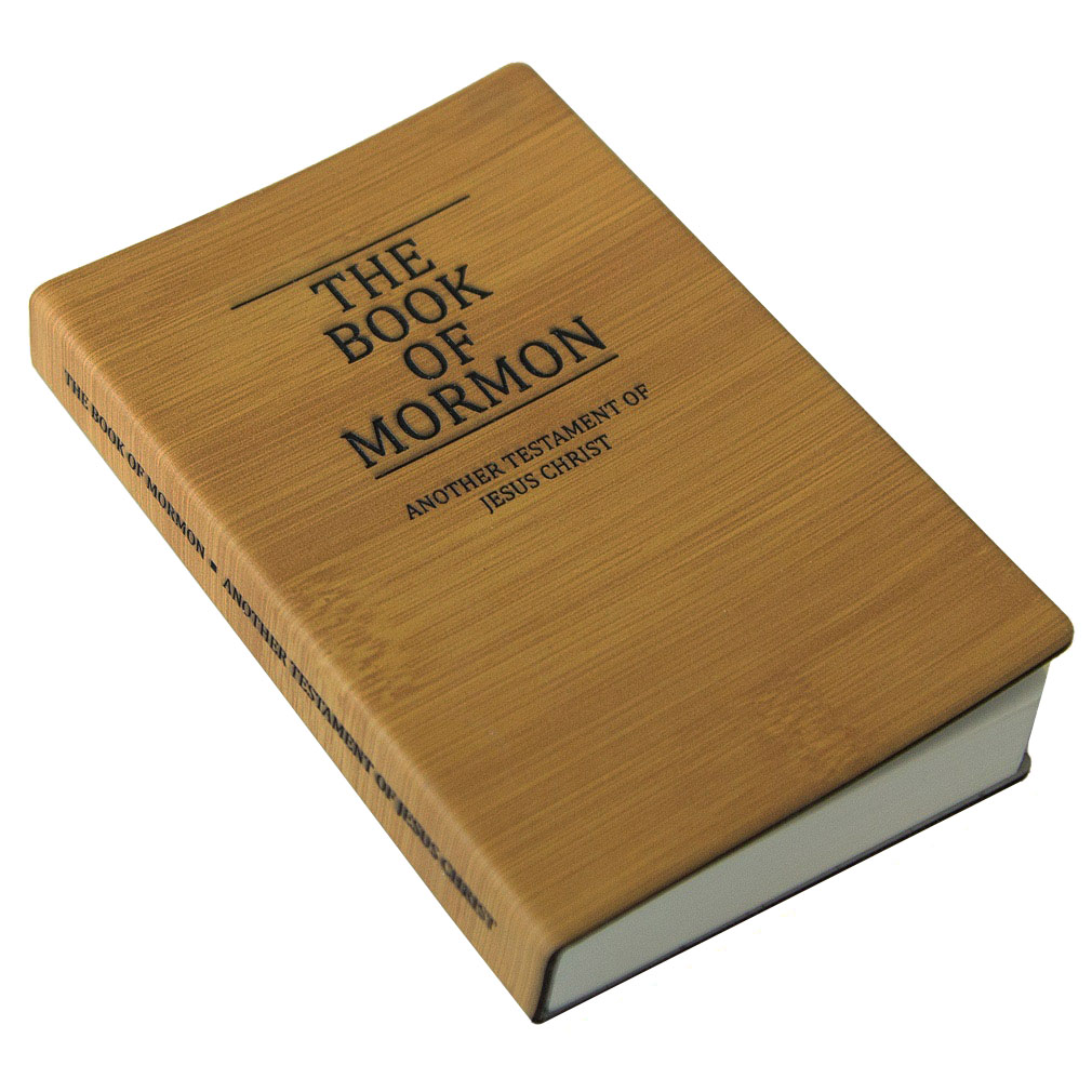 Leatherette Pocket Book of Mormon - Bamboo