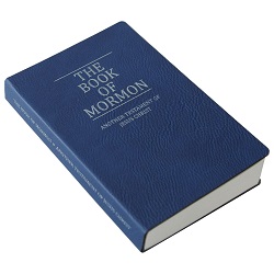Leatherette Pocket Book of Mormon - Blue