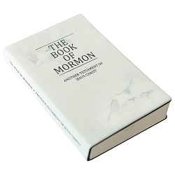 Leatherette Pocket Book of Mormon - Marble