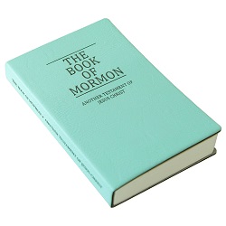Leatherette Pocket Book of Mormon - Teal color lds scriptures, teal lds scriptures, turquoise lds scriptures, blue lds scriptures, green lds scriptures, 