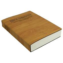 Basic Leatherette Triple - Bamboo color lds scriptures, bamboo lds scriptures, lds scriptures
