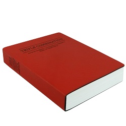Basic Leatherette Triple - Red color lds scriptures, red lds scriptures, lds scriptures