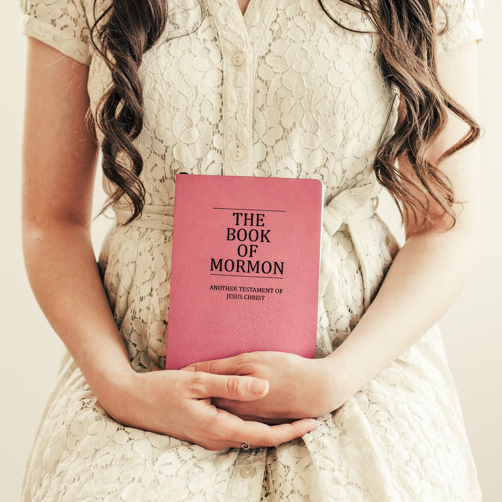 Leatherette Book of Mormon - Pink - LDP-LSC-BOM-B-PINK