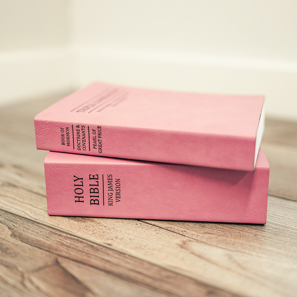 Leatherette Bible - Pink - LDP-LSC-B-B-PNK