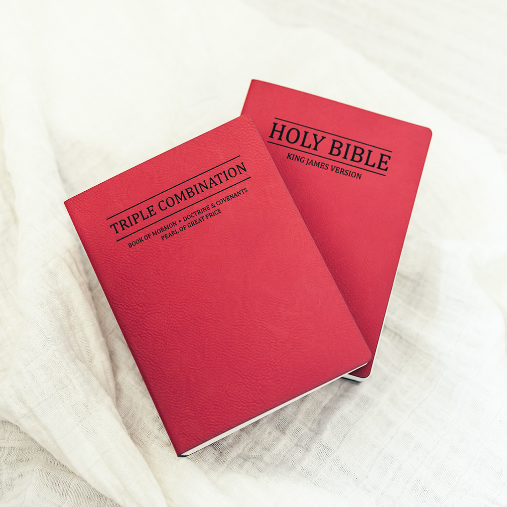 Leatherette Bible - Red - LDP-LSC-B-B-RED