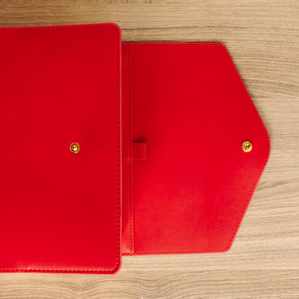 Quad Button Snap Slip Cover - Red - LDP-CV-BRQ-RED