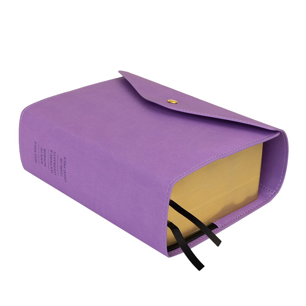 Quad Button Snap Slip Cover - Purple - LDP-CV-BRQ-PRP