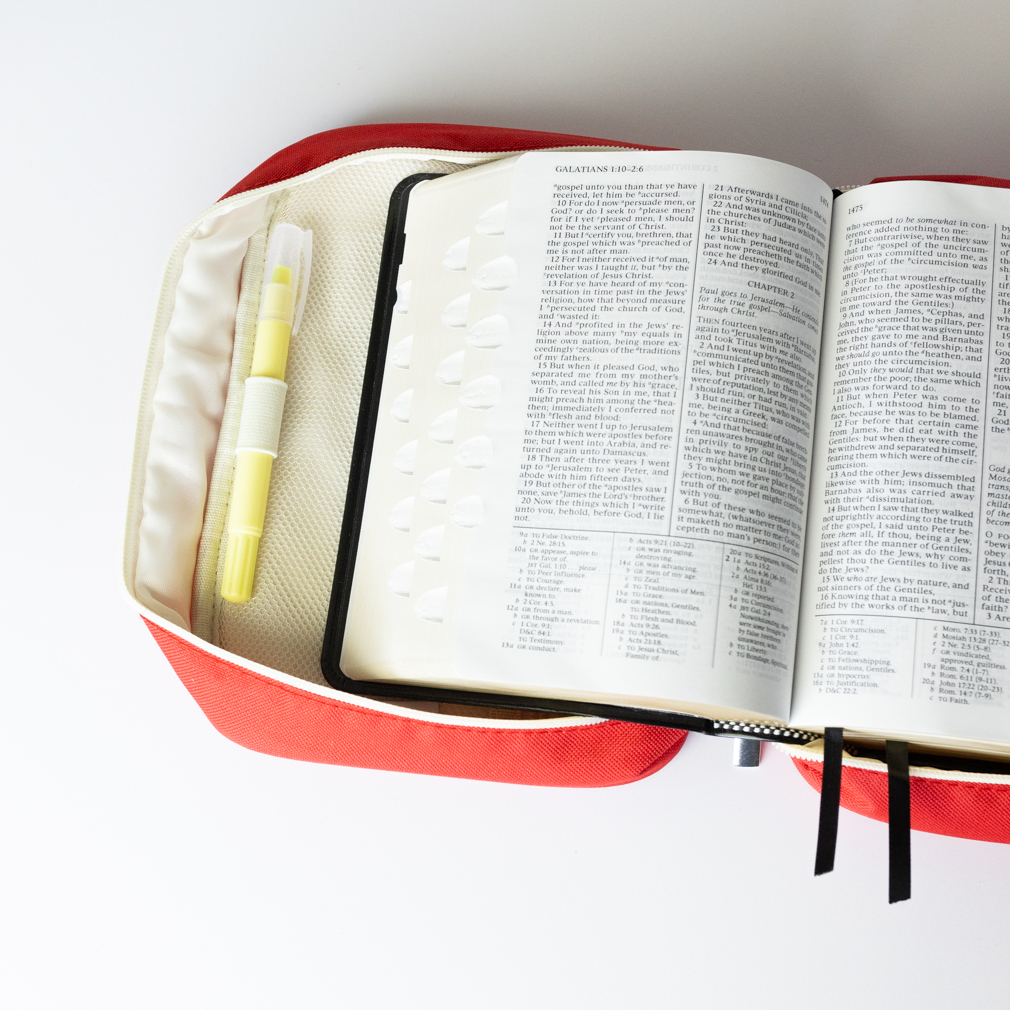 Quad Scripture Case - Red - LDP-SCC-RED