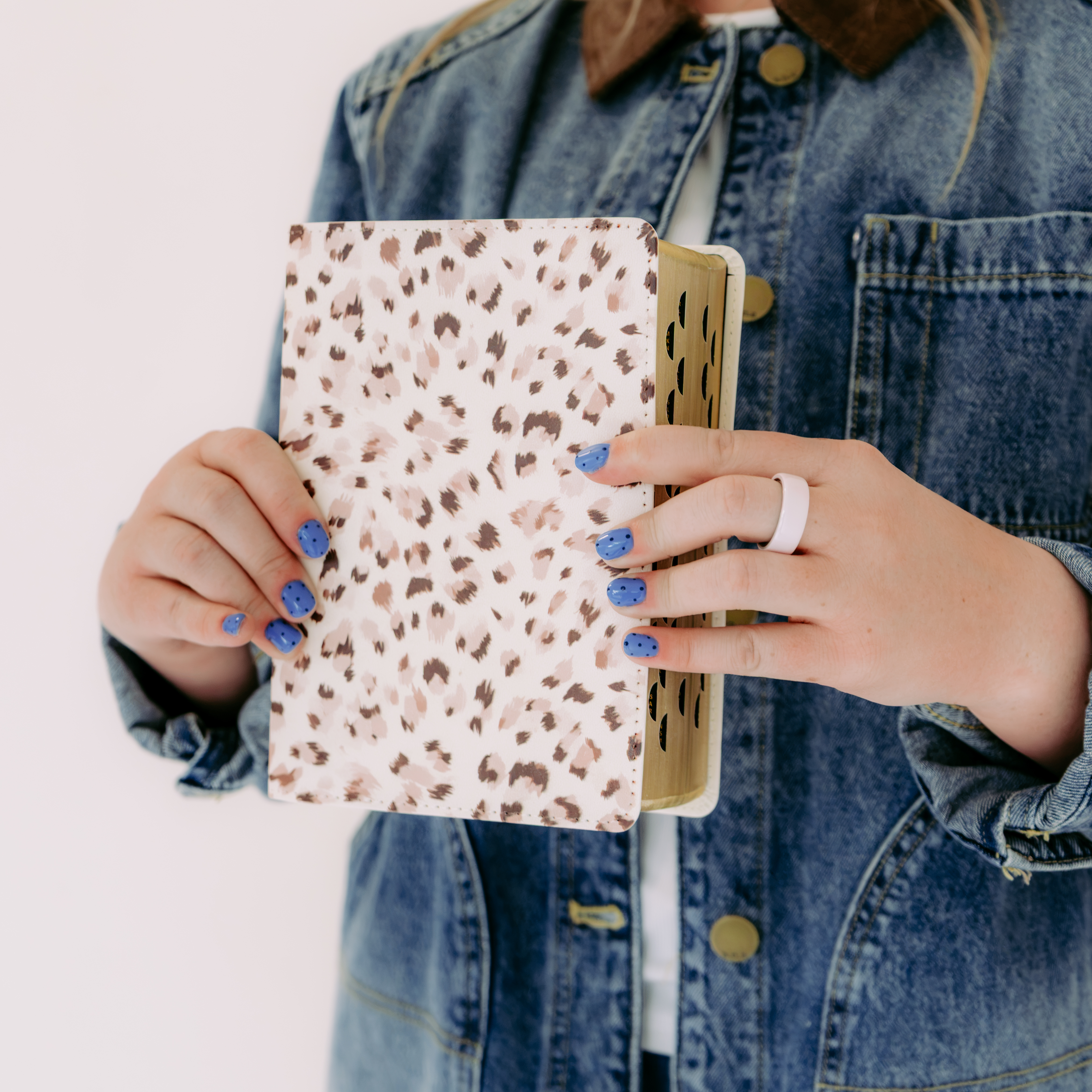 Hand-Bound Simulated Leather Quad - Cheetah Print - LDP-HB-PRQ-CP