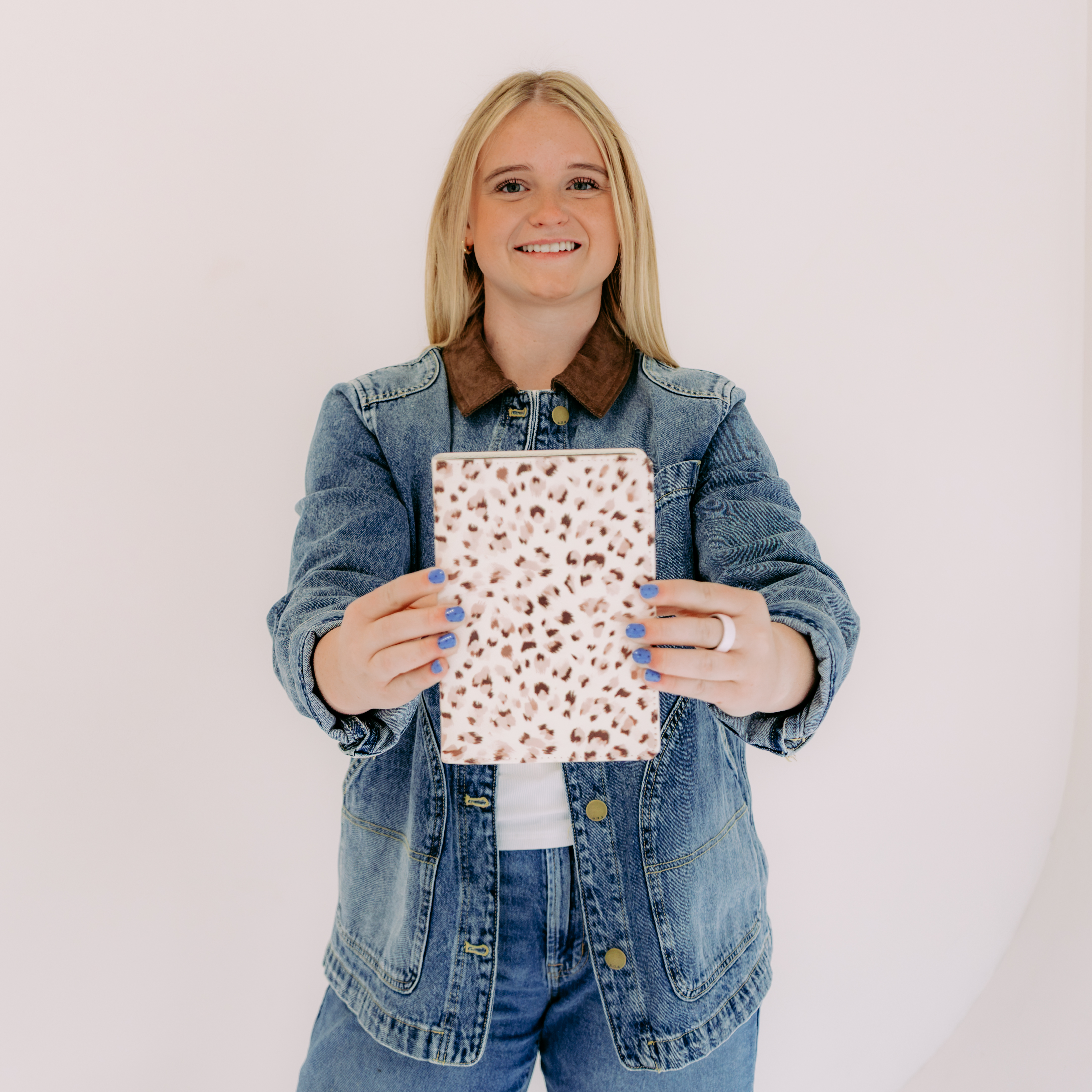Hand-Bound Simulated Leather Quad - Cheetah Print - LDP-HB-PRQ-CP