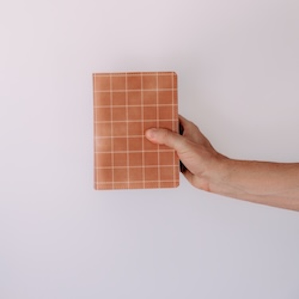 Hand-Bound Simulated Leather Quad - Cowboy Tan brown grid pattern, tan patterned scriptures, patterned LDS quad, hand-bound scriptures, simulated leather quad, rustic scriptures, masculine pattern scriptures, boyish scriptures, blue LDS quad, LDS scripture set, handmade LDS quad, sheepskin leather scriptures, LDS gift, baptism gift, missionary gift, temple gift, scripture study, personalized scriptures, LDS quad combo, women’s LDS scriptures, custom LDS quad
