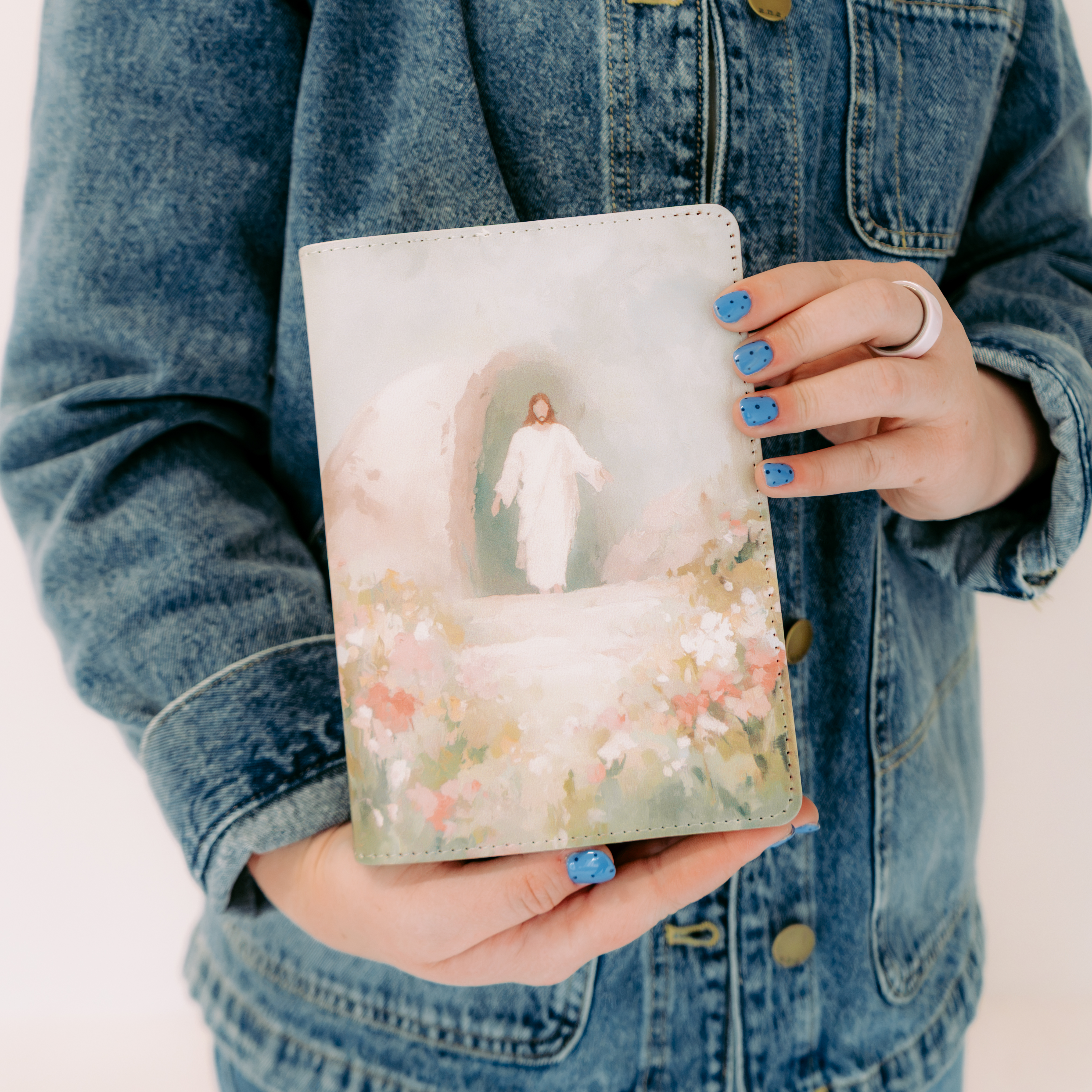 Hand-Bound Simulated Leather Quad - That Joyous Morn - LDP-HB-PRQ-TJM