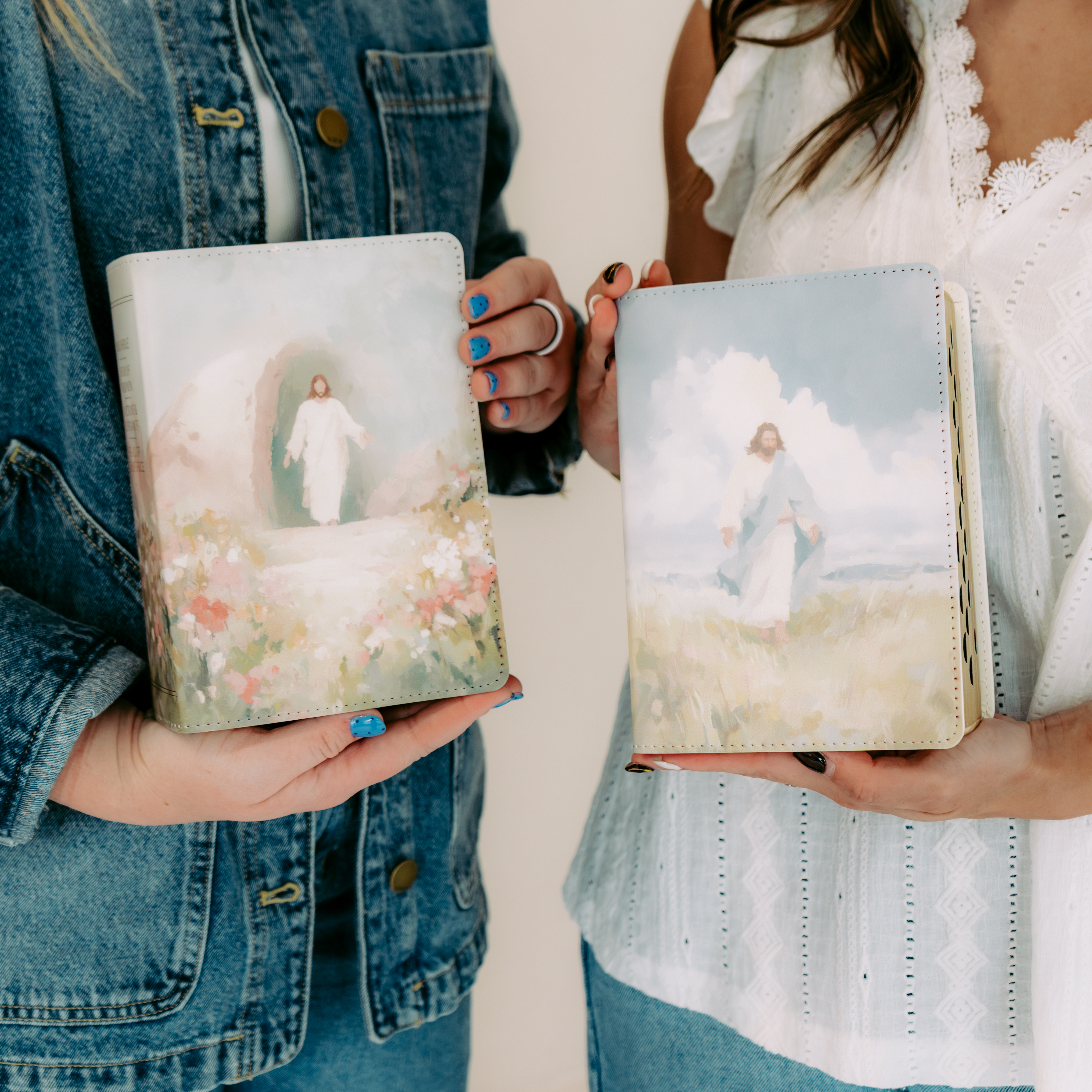 Hand-Bound Simulated Leather Quad - That Joyous Morn - LDP-HB-PRQ-TJM
