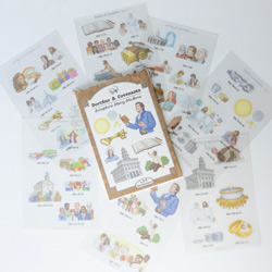 Doctrine & Covenants Scripture Story Stickers lds sticker, lds stickers, lds sticker packs, d&c stickers, d&c sticker, d and c sticker, d and c stickers, doctrine and covenants, doctrine and covenants sticker, doctrine and covenants stickers