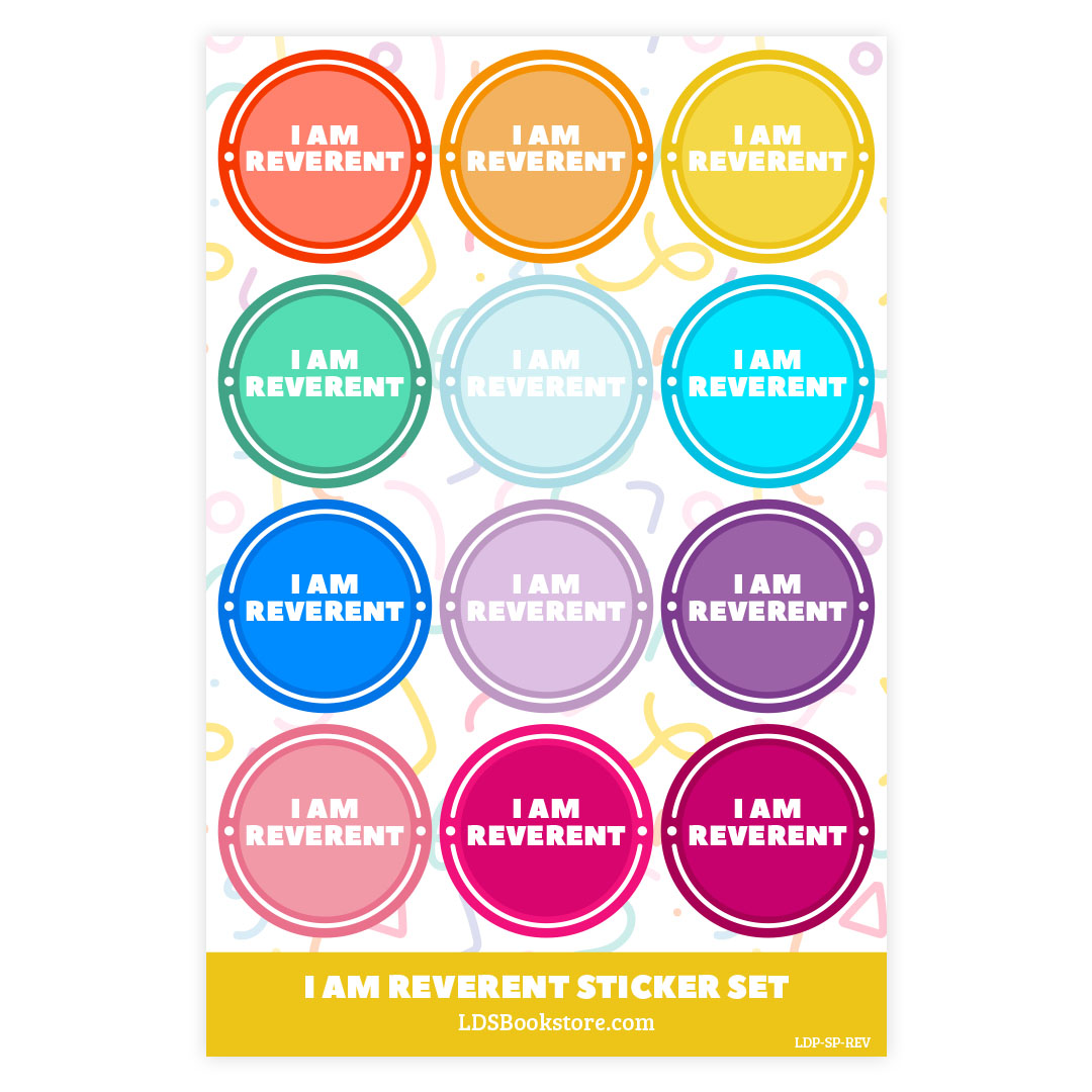 I Am Reverent Sticker Pack - LDP-SP-REV