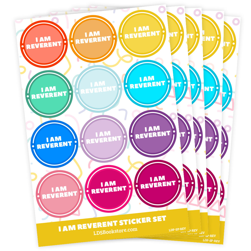 I Am Reverent Sticker Pack - LDP-SP-REV