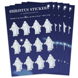 Christus Sticker Pack christus sticker pack, christus stickers, lds stickers, lds sticker