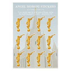 Angel Moroni Sticker Pack - LDP-SS-MORONI